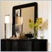 Lexington Long Cove Sand Ridge Rectangular Wall Mirror with Midnight Brown Wood