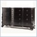 Lexington Long Cove Litchfield 12 Drawer Triple Dresser with Midnight Brown Wood Finish