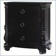 ADD TO YOUR SET: Lexington Long Cove Gardiner 3 Drawer Night Stand with Midnight Brown Wood Finish