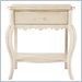 Lexington Long Cove Middleton 1 Drawer Night Stand with Shell White Wood Finish