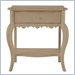 Lexington Long Cove Middleton 1 Drawer Night Stand with Linen Beige Wood Finish