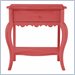 Lexington Long Cove Middleton 1 Drawer Night Stand in Coral Pink Finish