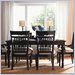 Lexington Long Cove Bridgeport Extendable Rectangular Dining Table with Midnight Brown Wood Finish