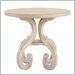 Lexington Long Cove Fairfield End Table with Shell White Wood Finish