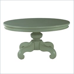 Lexington Long Cove Fairfield Round Coffee Table with Moss Green Wood Finish