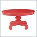 Lexington Long Cove Fairfield Round Coffee Table in Coral Pink Finish