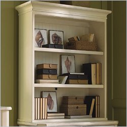 Lexington Long Cove Cobble Island 2 Shelf Wood File Storage Cabinet Hutch in Shell White