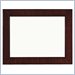 Lexington Zacara Pravda Rectangular Wall Mirror in Dark Zebra Wood Finish