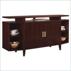 Lexington Zacara Carlyle 4 Shelf Dining Room Buffet with Removable Wine Rack