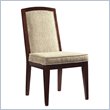 ADD TO YOUR SET: Lexington Zacara Kimpton Upholstered Side Chair in Warm Sable Wood Finish