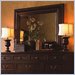 Lexington Barclay Square Essex Rectangle Distressed Brownstone Mirror