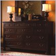 ADD TO YOUR SET: Lexington Barclay Square Churchill 11 Drawer Double Dresser in Antique Cherry