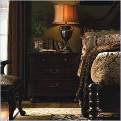 Lexington Barclay Square Belgrave Nightstand in Distressed Brownstone