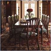 Lexington Barclay Richmond Formal Dining Table in Distressed Cherry Finish
