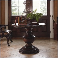 Lexington Barclay Square Grove Park Round Stone Top Pedestal Table