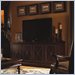 Lexington Barclay Square Westminster Distressed Brownstone TV Stand