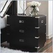 ADD TO YOUR SET: Lexington Black Ice Mineral Nightstand in Carbon Black