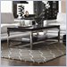 Lexington Black Ice Flint Rectangular Wood Coffee Table in Carbon Black