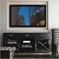Lexington Black Ice Basalt TV Stand in Carbon Black