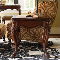 Lexington Palos Verdes Coronado Lamp Table in Deep Russet Brown