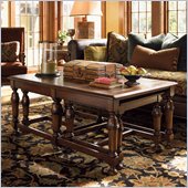 Lexington Palos Verdes Mission Hills Nesting Table in Russet Brown
