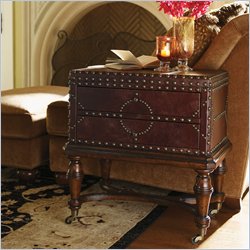 Lexington Palos Verdes San Marino End Table in Deep Russet Brown