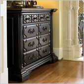 Lexington Palos Verdes Montecito Chest in Black with Gold Tipping