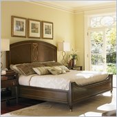 Lexington St.Tropez Palais Panel Bed in Rich Walnut Brown