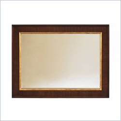 Lexington St.Tropez Grace Mirror in Rich Walnut Brown