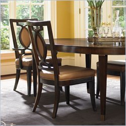 Lexington St.Tropez Saverne Side Chair in Rich Walnut Brown