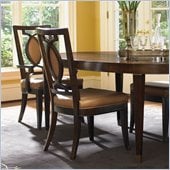 Lexington St.Tropez Saverne Side Chair in Rich Walnut Brown