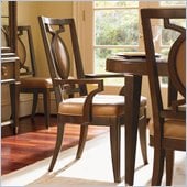Lexington St.Tropez Saverne Arm Chair in Rich Walnut Brown