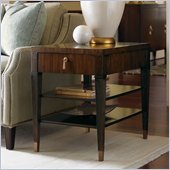 Lexington St.Tropez Rochelle End Table in Rich Walnut Brown