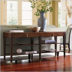 Lexington St.Tropez Rochelle Sofa Table in Rich Walnut Brown