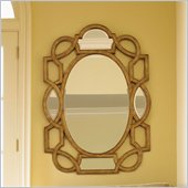 Lexington St.Tropez Granville Scroll Mirror in Gold Finish
