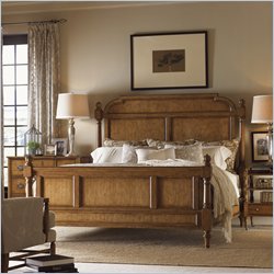 Lexington Twilight Bay Hathaway Panel Bed in Chestnut-Queen