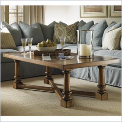 Lexington Twilight Bay Lewiston Cocktail Table in Chestnut