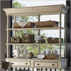 Lexington Twilight Bay Merideth Hutch in Antique Linen