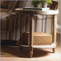 Lexington Twilight Bay Phoebe Lamp Table in Antique Linen