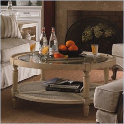Lexington Twilight Bay Holloway Cocktail Table in Antique Linen