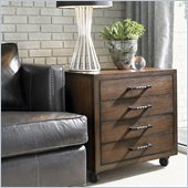 Lexington 11 South Moda Chairside Chest in Chestnut Brown