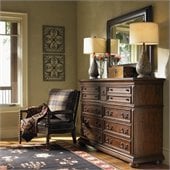Lexington Fieldale Lodge Prescott Dresser in Distressed Brown Mahogany
