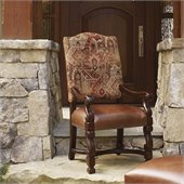 Lexington Fieldale Lodge Aspen Arm Chair in Brown Mahogany - Ships Assembled