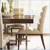 Lexington Mirage Stuart Leather Side Chair in Cashmere Finish - Ships Assembled
