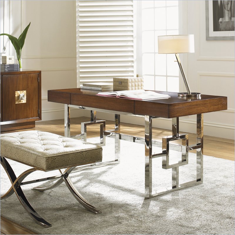 Lexington Mirage Rogers Writing Desk in Cashmere Finish