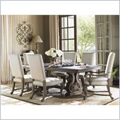Lexington La Tourelle Toulouse 7 Piece Dining Set in Aged Mocha