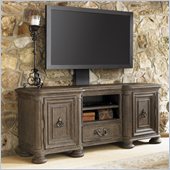 Lexington La Tourelle Ardenne TV Console in Aged Mocha Brown