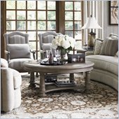Lexington La Tourelle Marceau Cocktail Table in Aged Mocha Brown