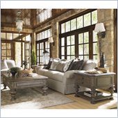 Lexington La Tourelle La Grange 3 Piece Coffee Table Set in Aged Mocha