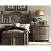 Lexington La Tourelle Bergerac 4 Piece Bedroom Set in Aged Mocha